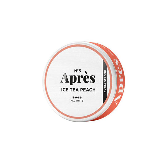 Après 15mg Ice Tea Peach Extra Strong Nicotine Snus Pouches 20 Pouches :: Short Dated Stock :: - vapzit