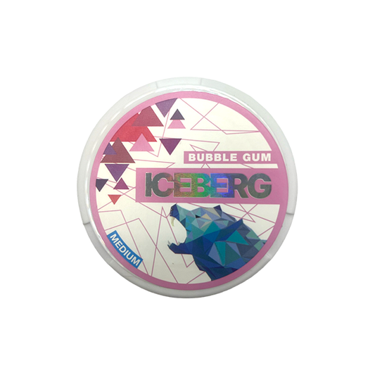 20mg Iceberg Bubblegum Nicotine Pouches - 20 Pouches - vapzit