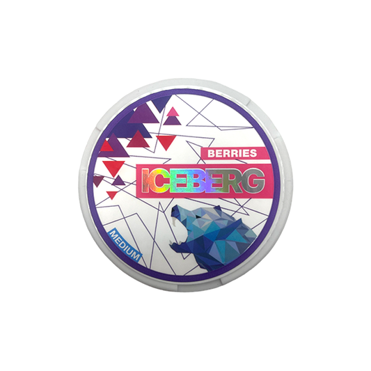 20mg Iceberg Berries Nicotine Pouches - 20 Pouches - vapzit