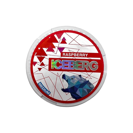 20mg Iceberg Raspberry Nicotine Pouches - 20 Pouches - vapzit