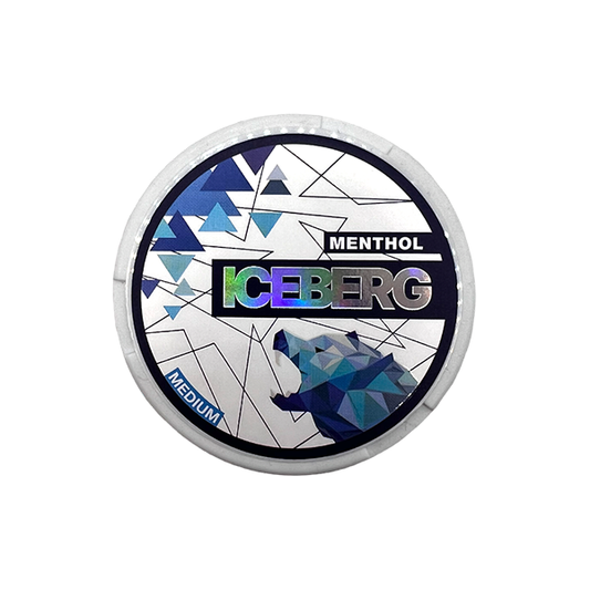 20mg Iceberg Menthol Nicotine Pouches - 20 Pouches - vapzit